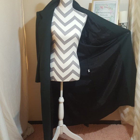 100% Wool Ashley Scott Trench Coat - Picture 3 of 8